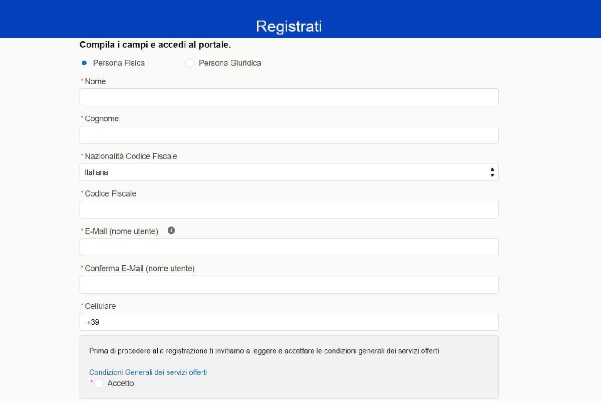 Per registrarti al Portale Produttori Enel completa il form con i tuoi dati personali Per registrarti al Portale Produttori Enel completa il form con i tuoi dati personali