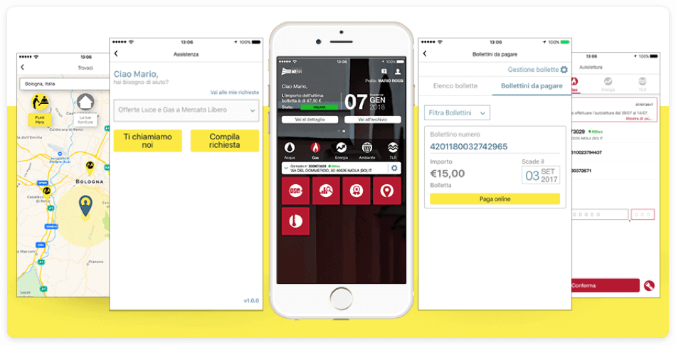 I servizi online del Gruppo Hera offerti tramite Area clienti e app MyHera I servizi online del Gruppo Hera offerti tramite Area clienti e app MyHera