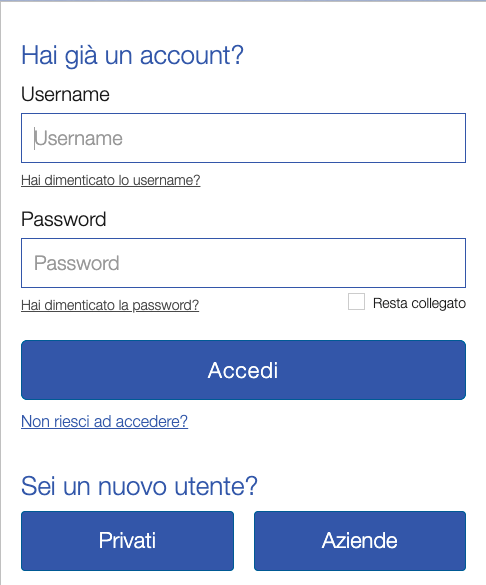 Login Area Clienti Hera Comm Pagina dell'Area Clienti Hera dove fare il login tramite username e password. (heracomm.gruppohera.it 21_09_2021)