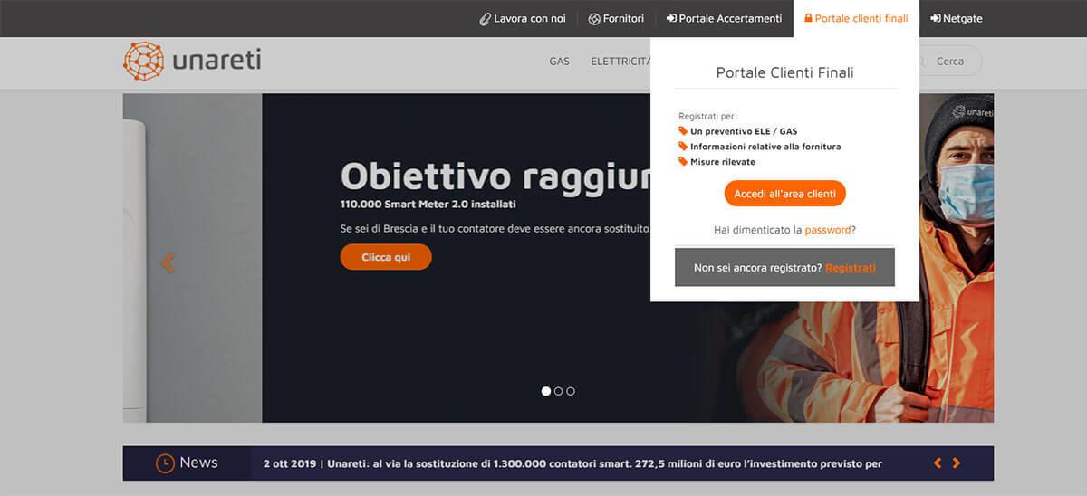 Area clienti di Unareti: come fare login e/o registrazione al portale? Area clienti di Unareti: come fare login e/o registrazione al portale?