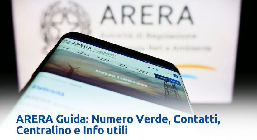 ARERA Numero Verde 800.166.654: i Contatti dell'Autorità